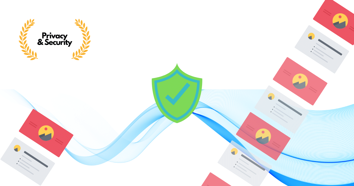 Privacy and Security category banner for the business card scanner comparison.