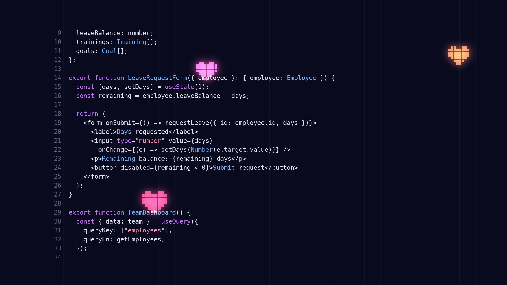 Lovable code screen