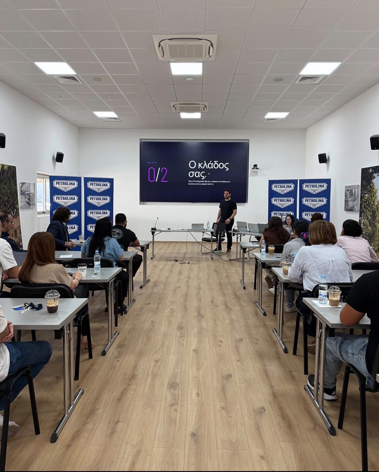Petrolina participants following the AI in the Energy Industry workshop session